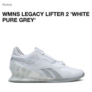 Reebok Women’s Legacy Lifter ll “White Pure Grey”